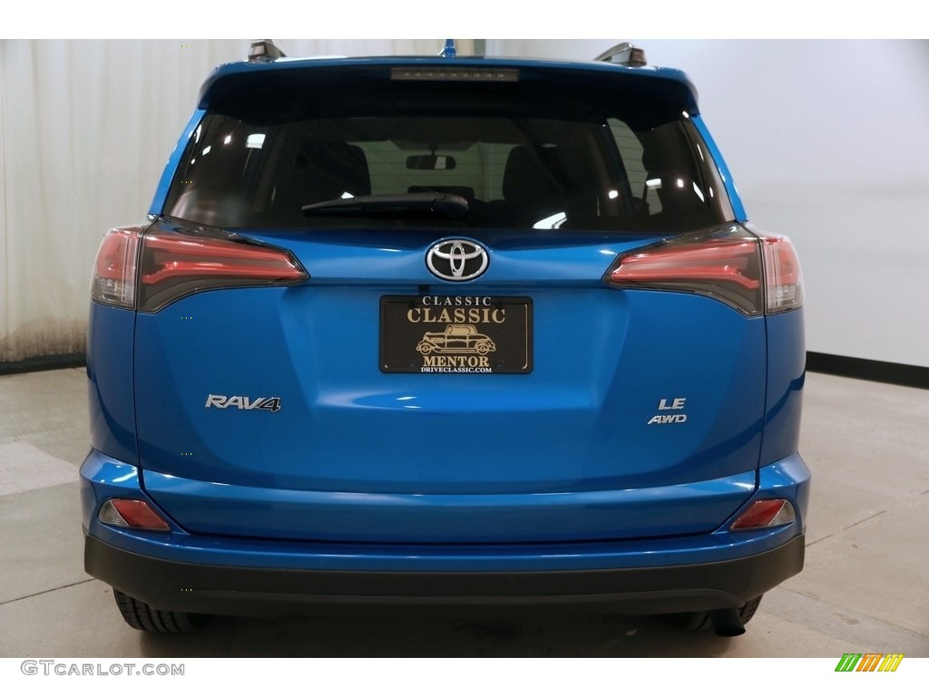 2016 RAV4 LE AWD - Electric Storm Blue / Black photo #20