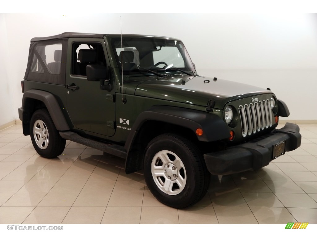 Jeep Green Metallic Jeep Wrangler