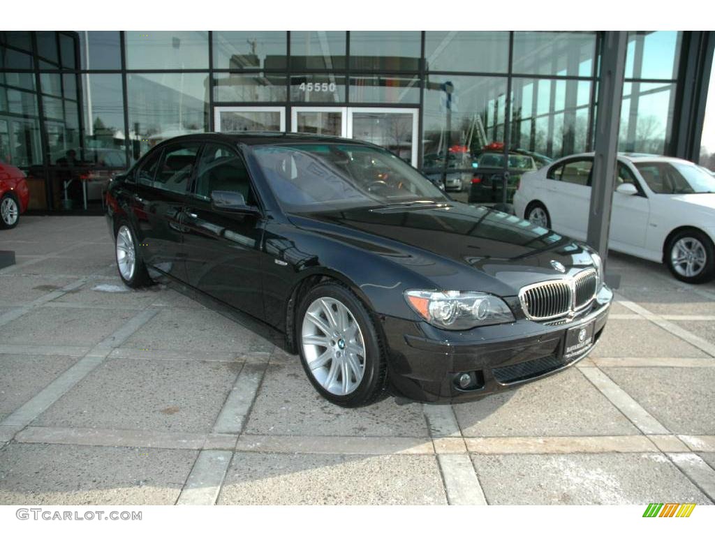 2006 7 Series 750Li Sedan - Black Sapphire Metallic / Black Nasca Leather photo #1