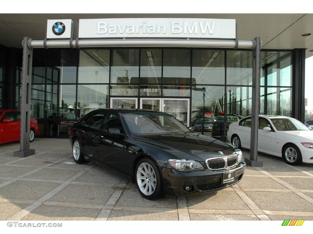 2006 7 Series 750Li Sedan - Black Sapphire Metallic / Black Nasca Leather photo #2