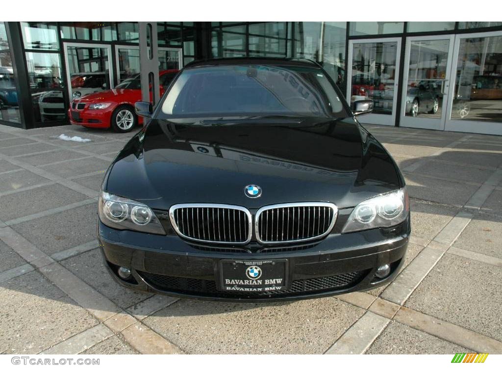 2006 7 Series 750Li Sedan - Black Sapphire Metallic / Black Nasca Leather photo #3