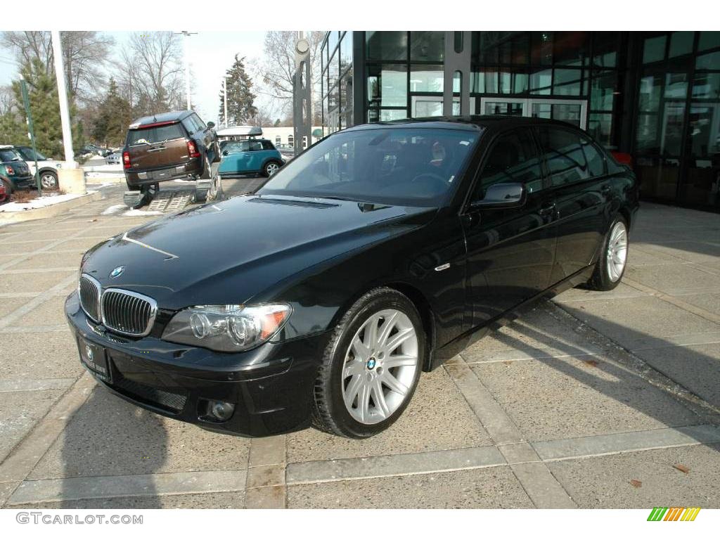 2006 7 Series 750Li Sedan - Black Sapphire Metallic / Black Nasca Leather photo #4