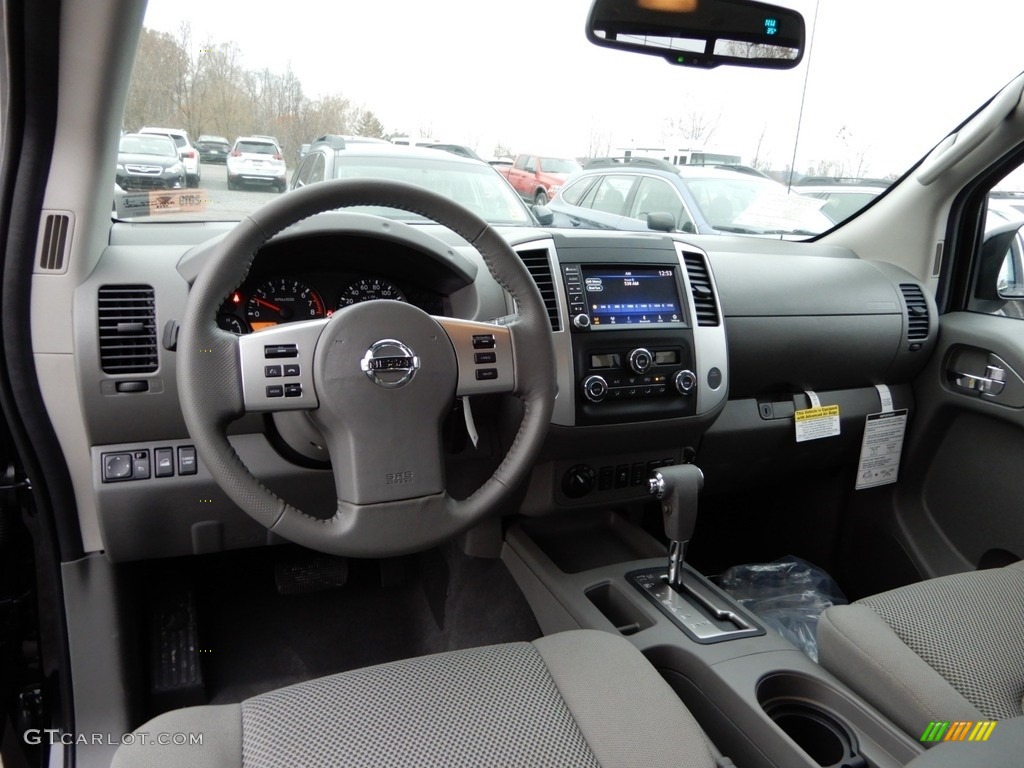 Graphite/Steel Interior 2019 Nissan Frontier Midnight Edition Crew Cab 4x4 Photo #130461014