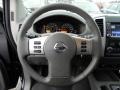 Graphite/Steel 2019 Nissan Frontier Midnight Edition Crew Cab 4x4 Steering Wheel