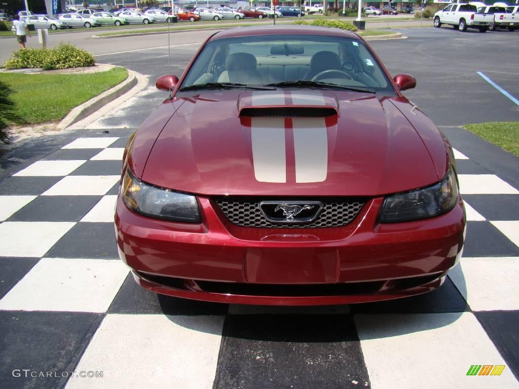 2004 Mustang GT Coupe - 40th Anniversary Crimson Red Metallic / Medium Parchment photo #8