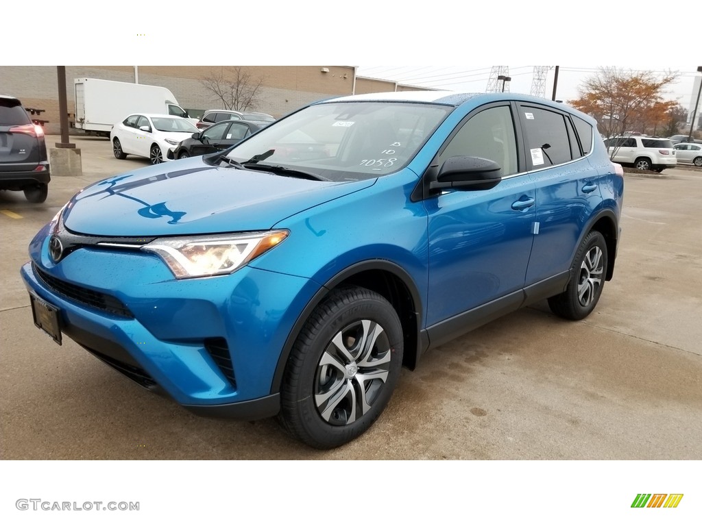 2018 RAV4 LE - Electric Storm Blue / Black photo #1