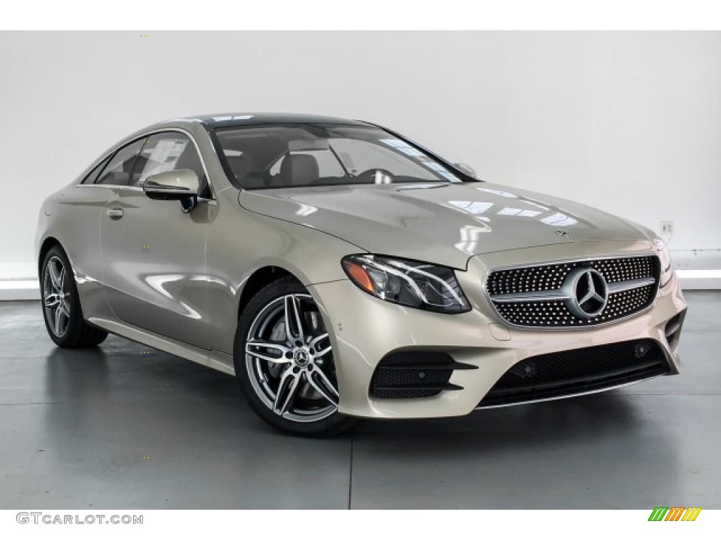 2019 E 450 Coupe - Dune Silver Metallic / Macchiato Beige/Espresso photo #12