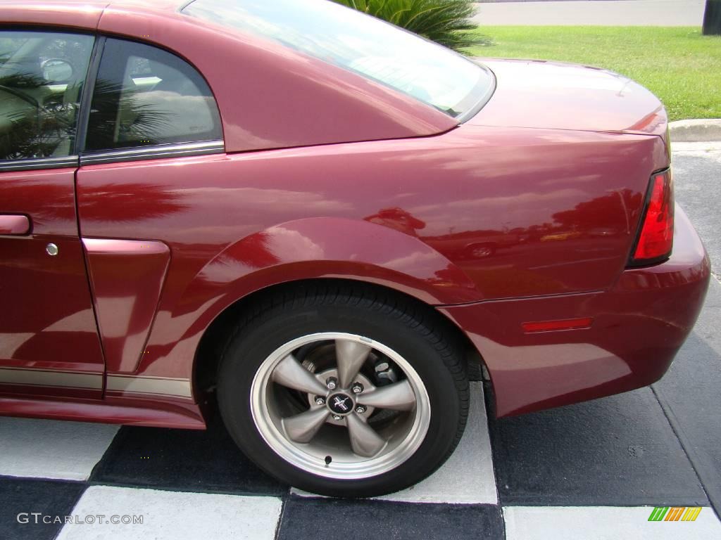 2004 Mustang GT Coupe - 40th Anniversary Crimson Red Metallic / Medium Parchment photo #21