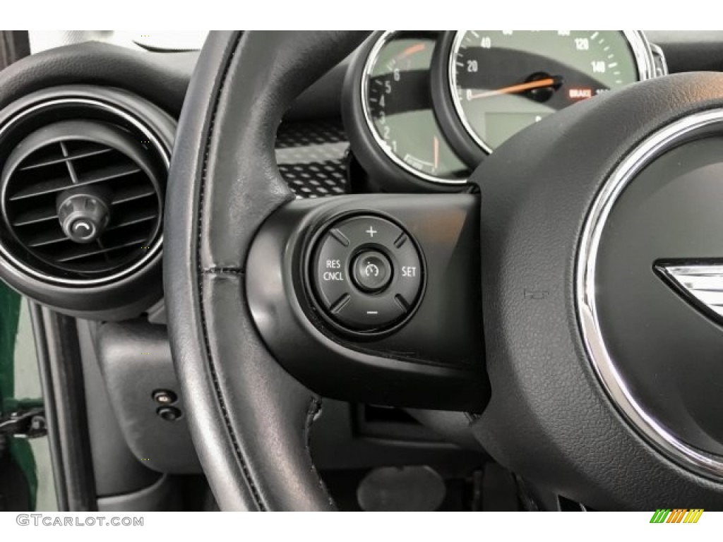 2018 Mini Hardtop Cooper S 4 Door Carbon Black Steering Wheel Photo #130463468