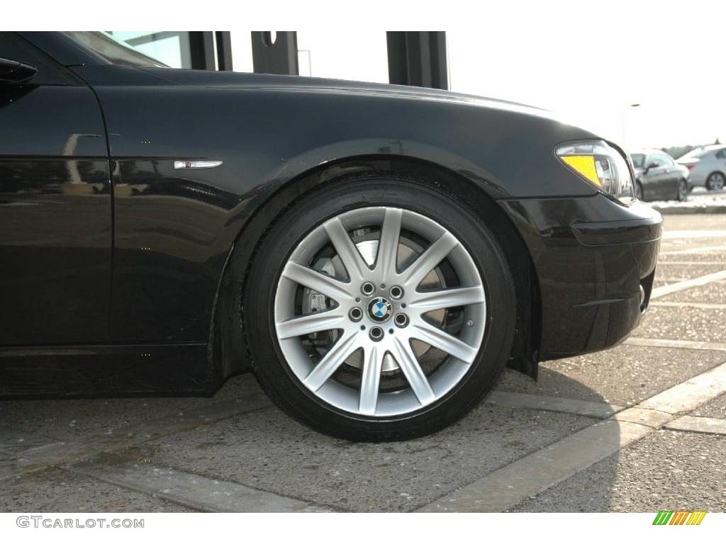 2006 7 Series 750Li Sedan - Black Sapphire Metallic / Black Nasca Leather photo #10