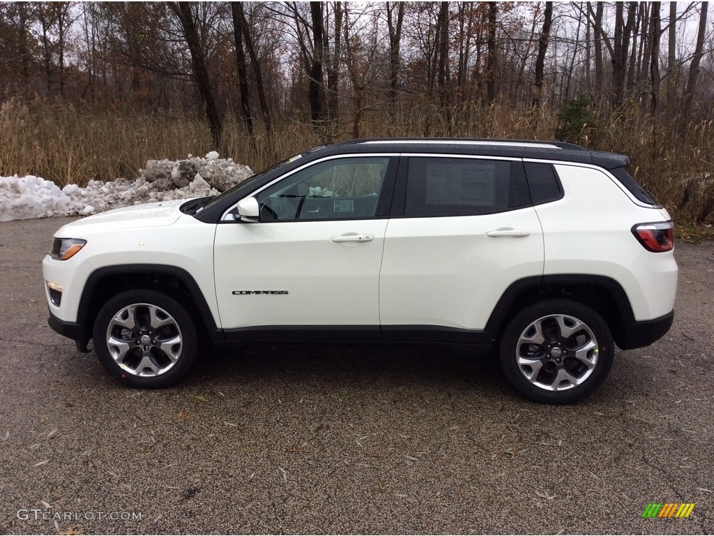 White 2019 Jeep Compass Limited 4x4 Exterior Photo #130463819