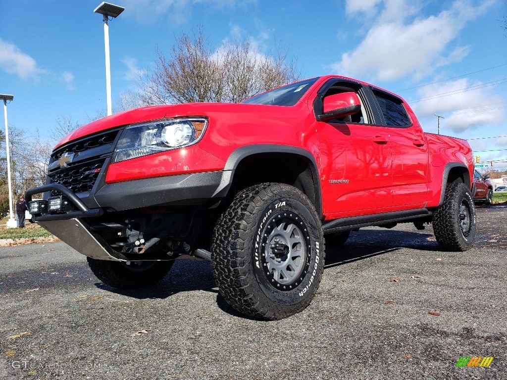 2018 Colorado ZR2 Crew Cab 4x4 - Red Hot / Jet Black photo #3