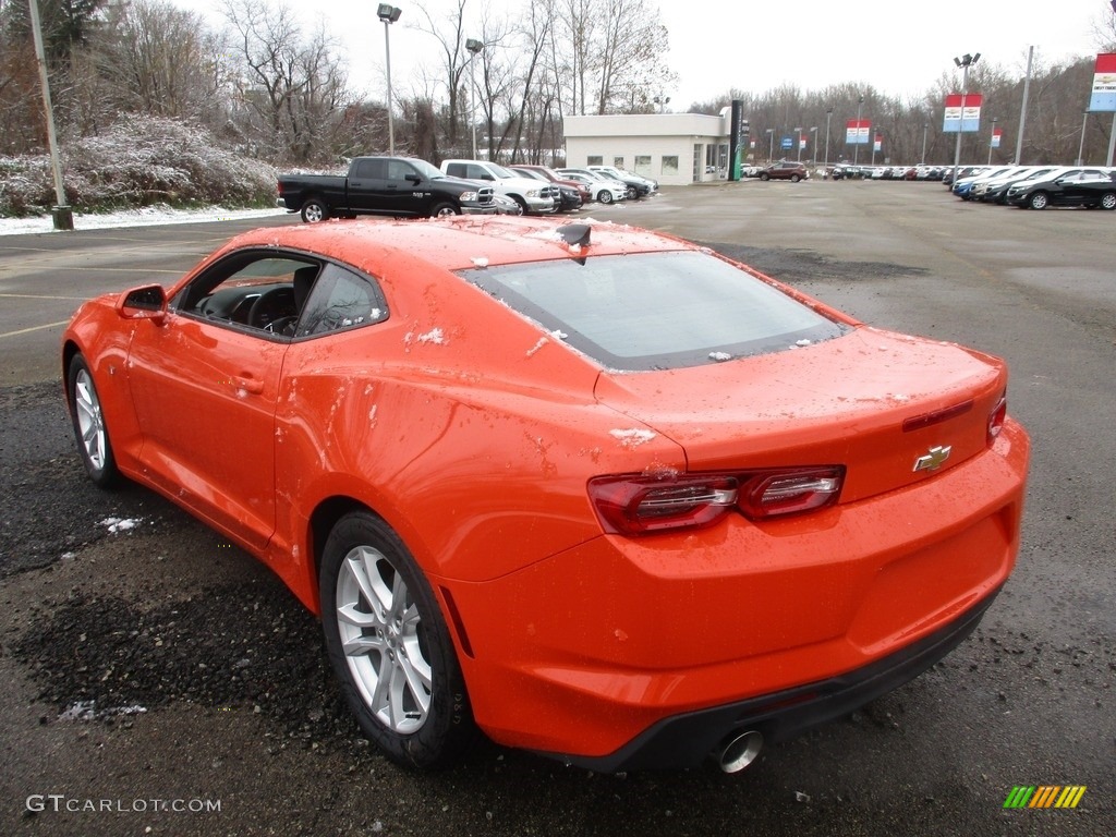 2019 Camaro LT Coupe - Crush (Orange) / Jet Black photo #5