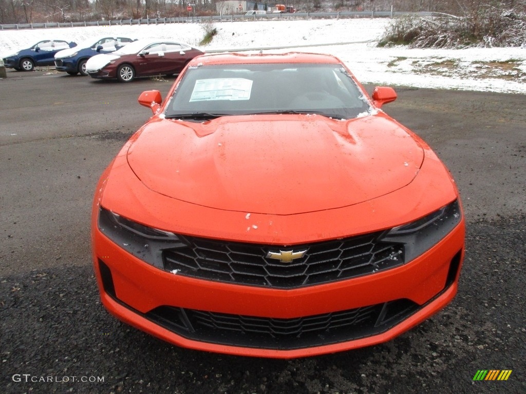 2019 Camaro LT Coupe - Crush (Orange) / Jet Black photo #8