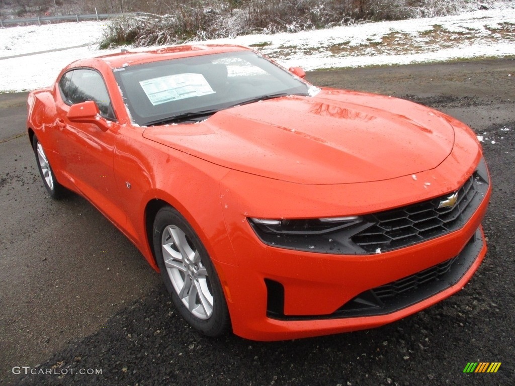 Crush (Orange) 2019 Chevrolet Camaro LT Coupe Exterior Photo #130463981