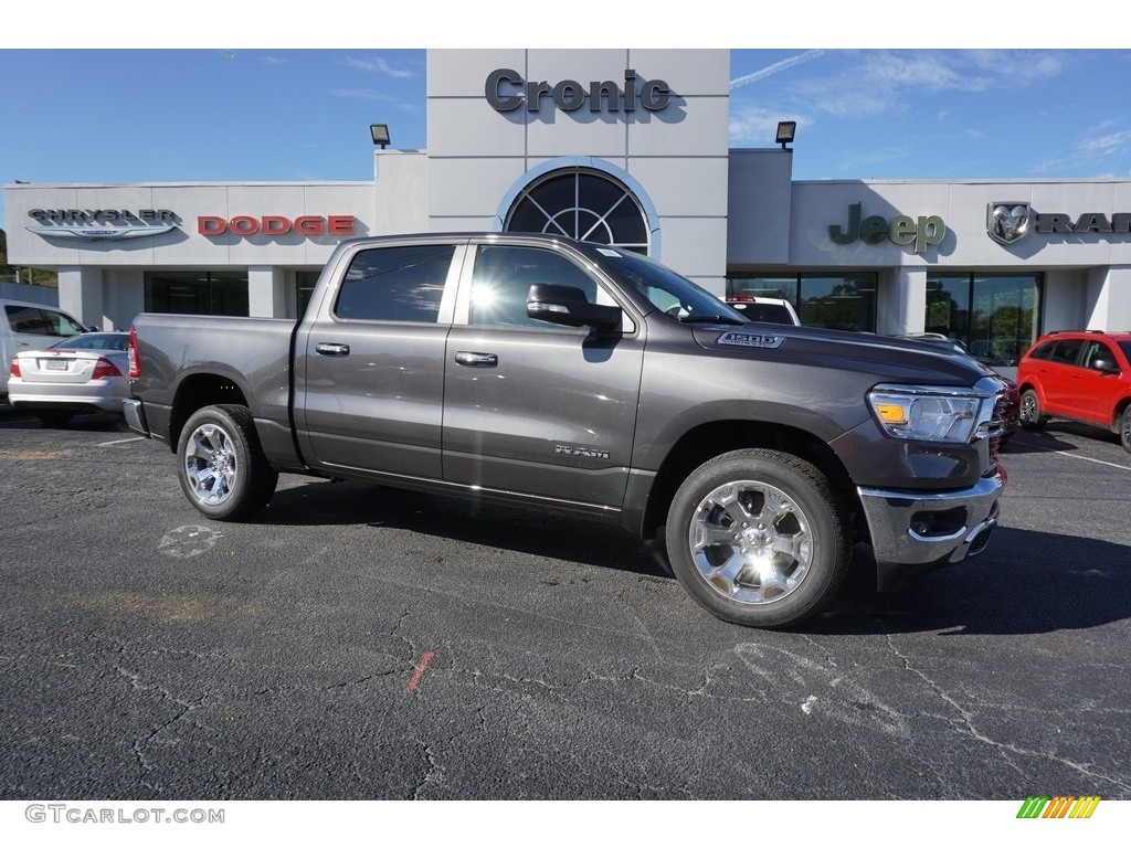 2019 1500 Big Horn Crew Cab - Granite Crystal Metallic / Black/Diesel Gray photo #1