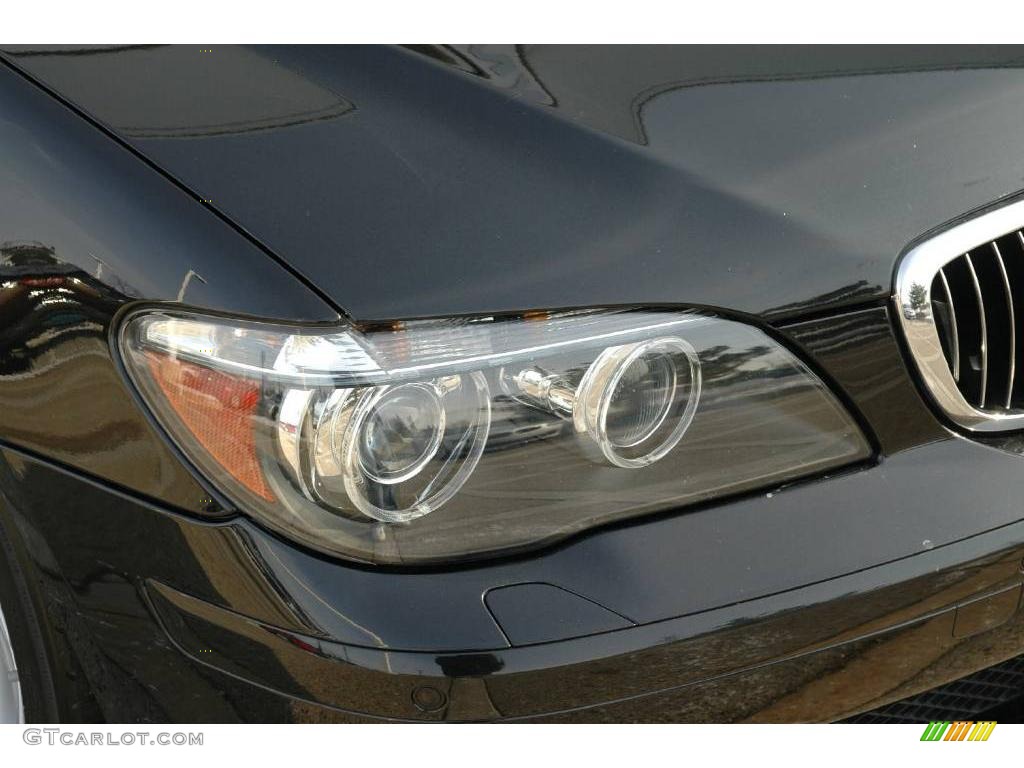 2006 7 Series 750Li Sedan - Black Sapphire Metallic / Black Nasca Leather photo #11
