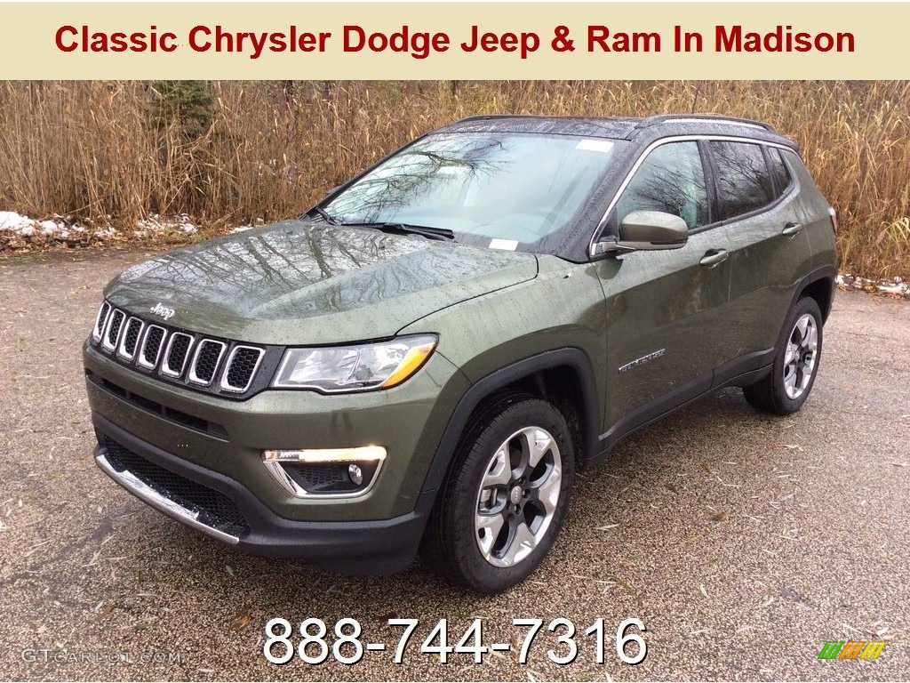 Olive Green Pearl Jeep Compass