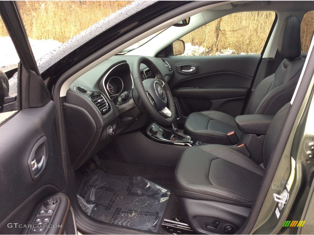 Black Interior 2019 Jeep Compass Limited 4x4 Photo #130465481