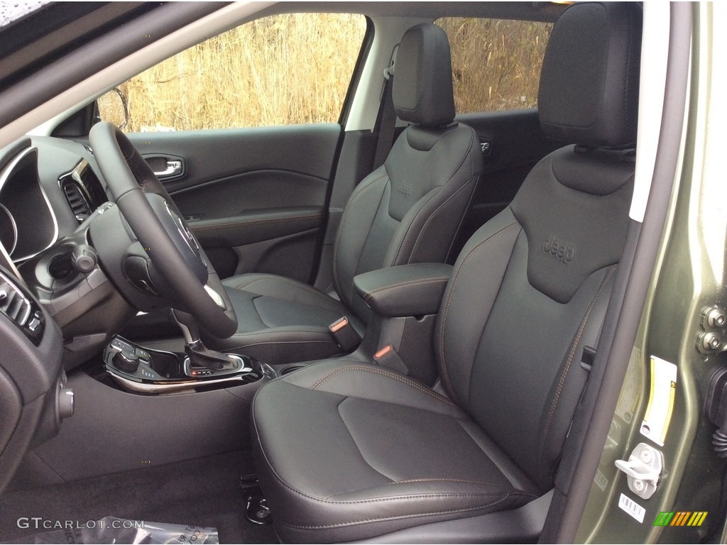 Black Interior 2019 Jeep Compass Limited 4x4 Photo #130465505