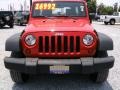 2009 Flame Red Jeep Wrangler Unlimited X 4x4  photo #8