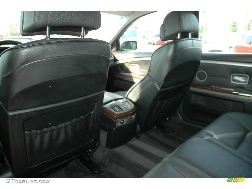 2006 7 Series 750Li Sedan - Black Sapphire Metallic / Black Nasca Leather photo #17