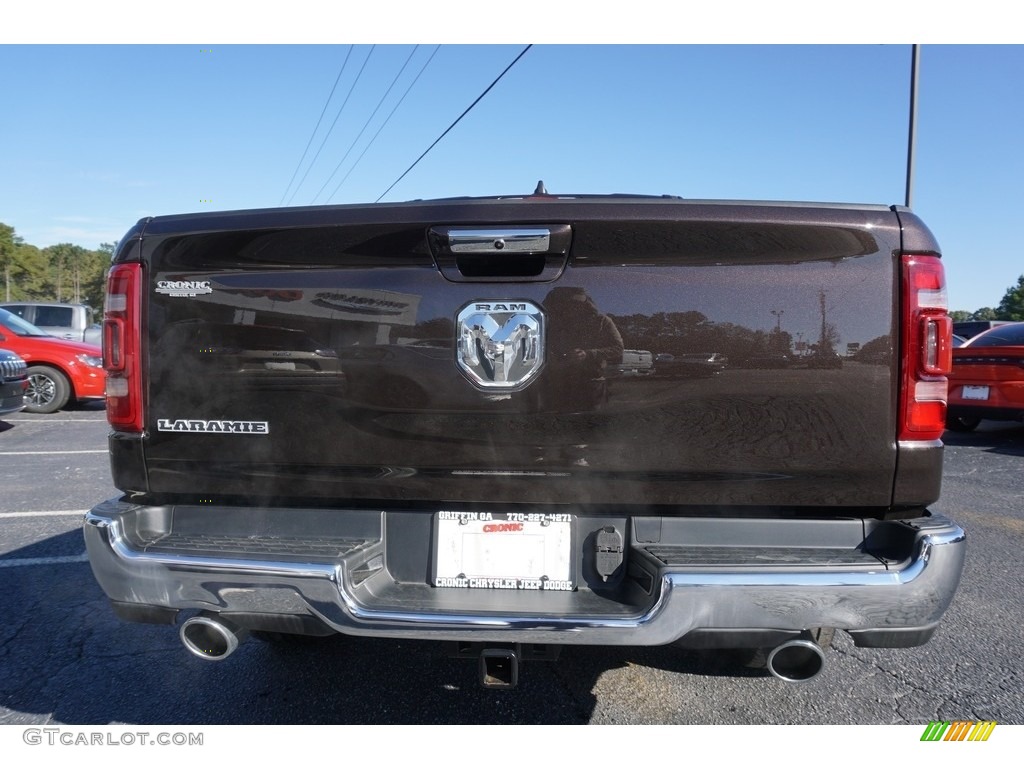 2019 1500 Laramie Crew Cab - Rugged Brown Pearl / Mountain Brown/Light Frost Beige photo #14
