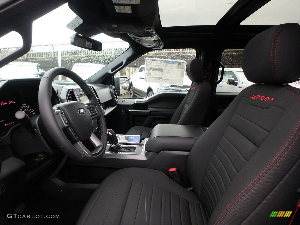 2019 Ford F150 XLT Sport SuperCrew 4x4 Front Seat Photo #130467350