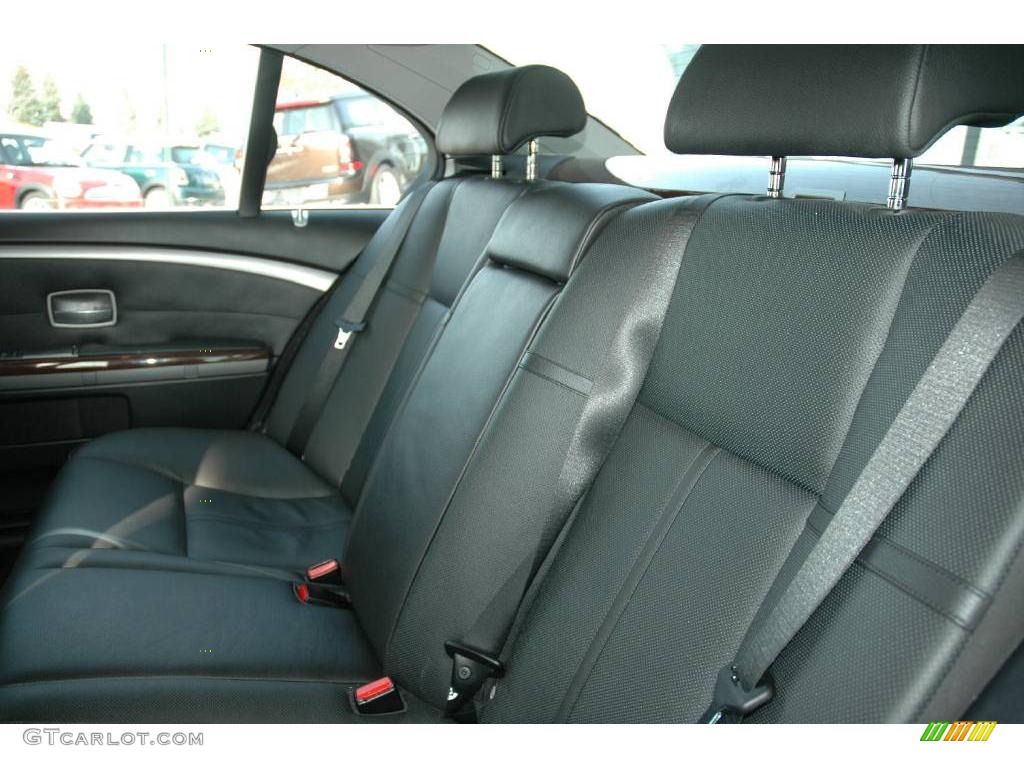 2006 7 Series 750Li Sedan - Black Sapphire Metallic / Black Nasca Leather photo #18