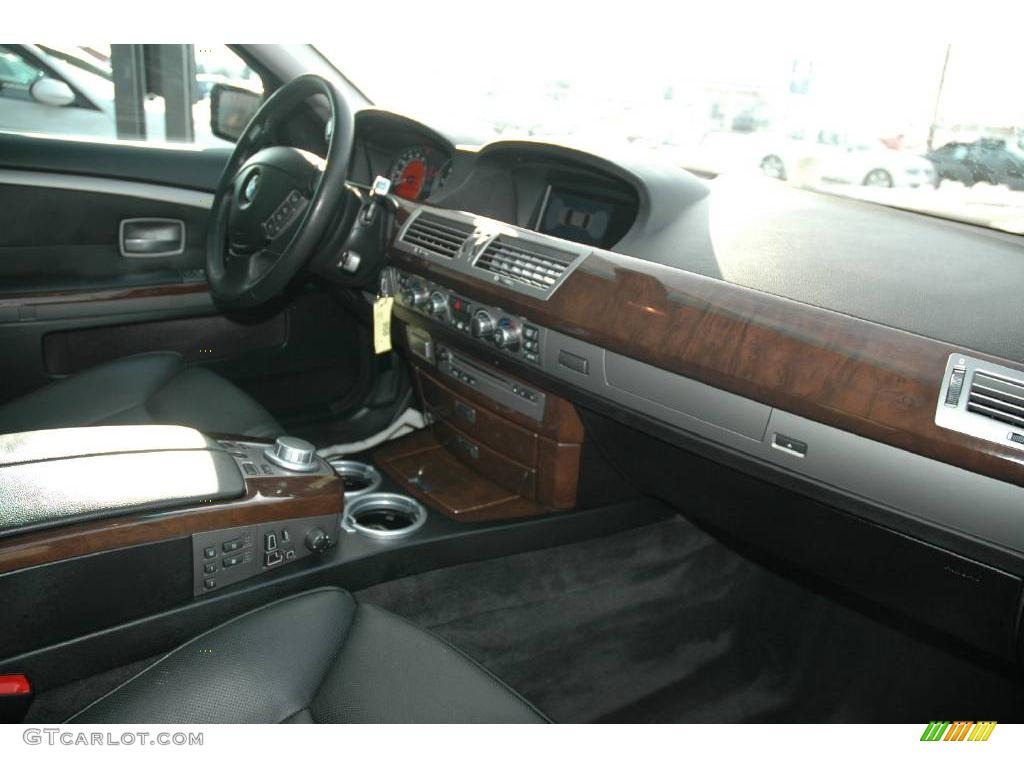 2006 7 Series 750Li Sedan - Black Sapphire Metallic / Black Nasca Leather photo #19