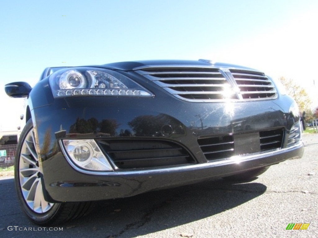 2014 Equus Signature - Caspian Black / Jet Black photo #2