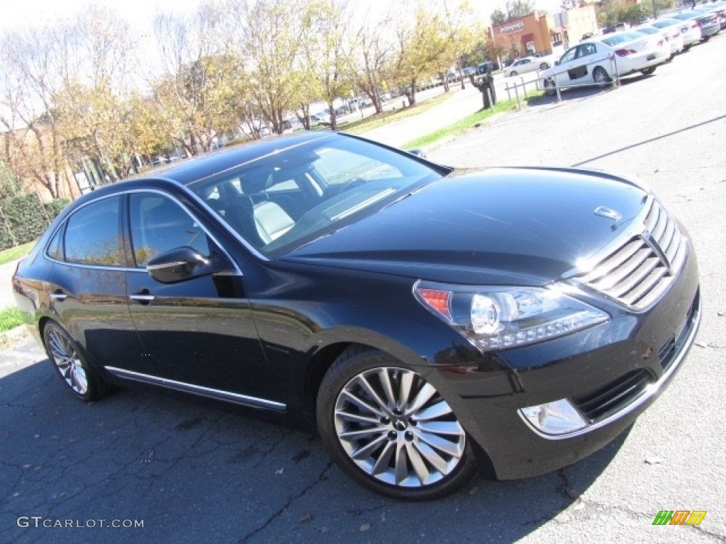 2014 Equus Signature - Caspian Black / Jet Black photo #3