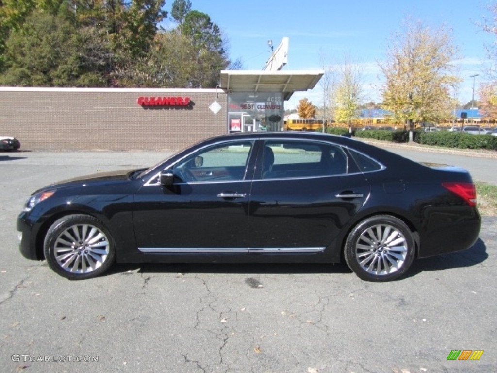 2014 Equus Signature - Caspian Black / Jet Black photo #7
