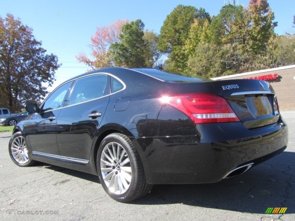 2014 Equus Signature - Caspian Black / Jet Black photo #8