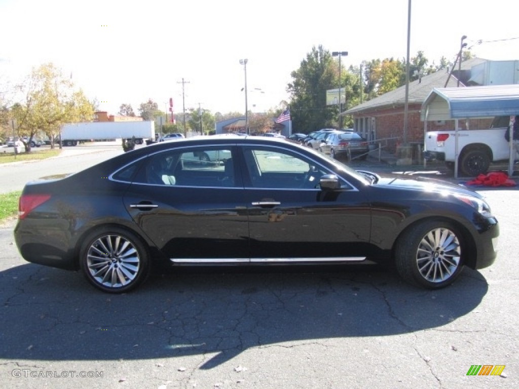 2014 Equus Signature - Caspian Black / Jet Black photo #11