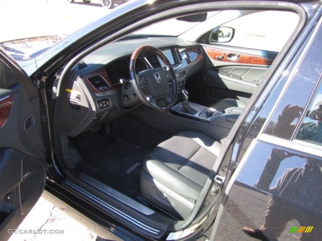 2014 Equus Signature - Caspian Black / Jet Black photo #17