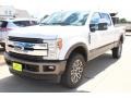 White Platinum - F250 Super Duty Lariat Crew Cab 4x4 Photo No. 3