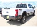 White Platinum - F250 Super Duty Lariat Crew Cab 4x4 Photo No. 8