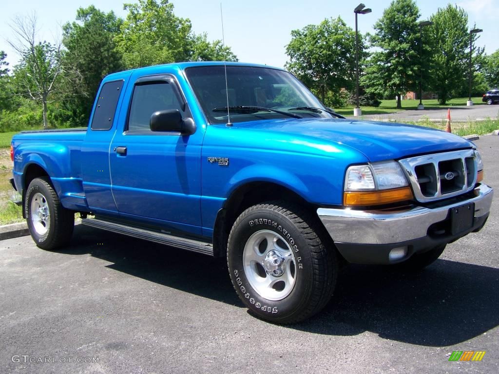 Bright Atlantic Blue Metallic Ford Ranger