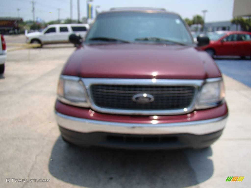 2000 Expedition XLT - Dark Toreador Red Metallic / Medium Graphite photo #3