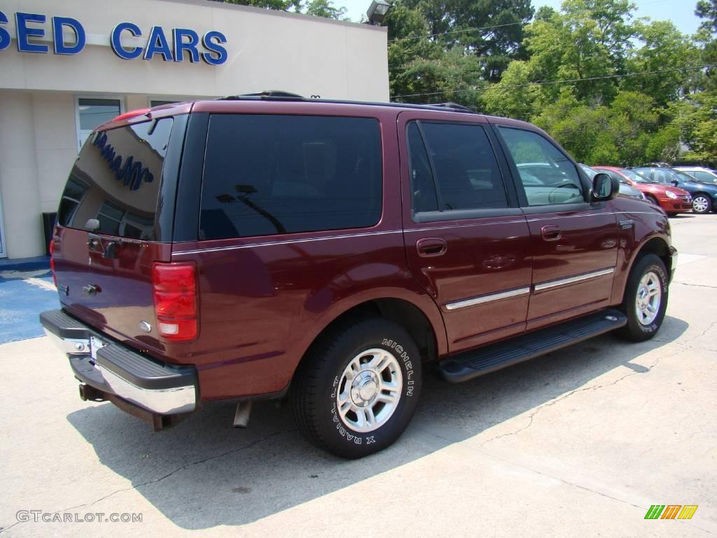 2000 Expedition XLT - Dark Toreador Red Metallic / Medium Graphite photo #8