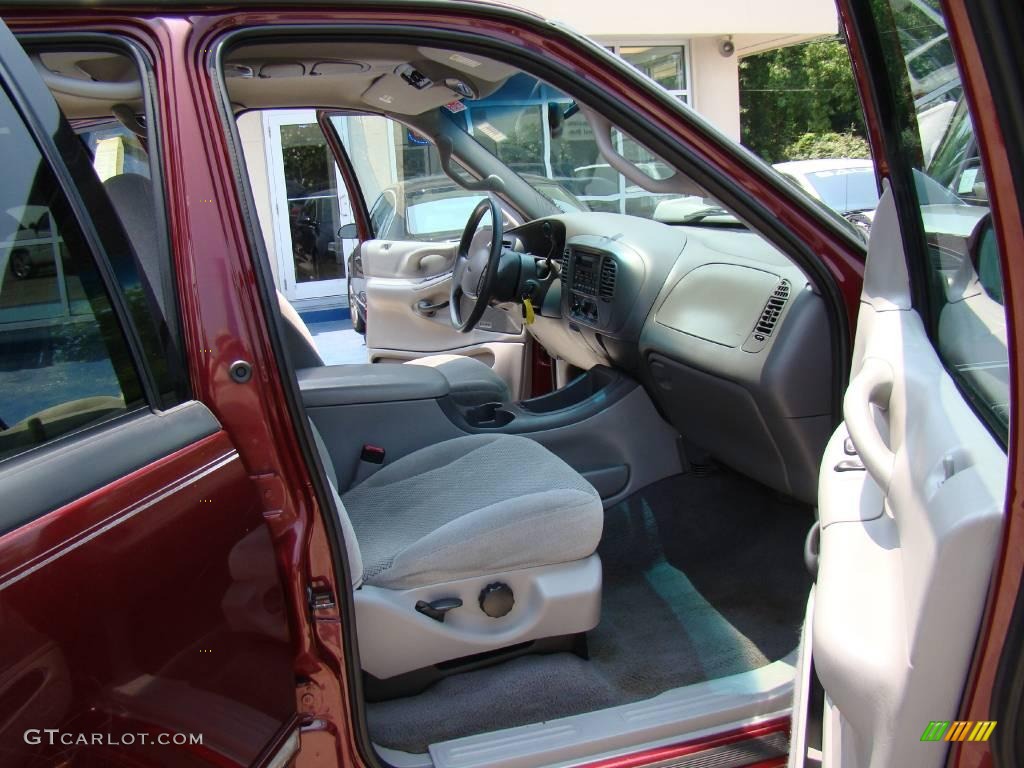 2000 Expedition XLT - Dark Toreador Red Metallic / Medium Graphite photo #12