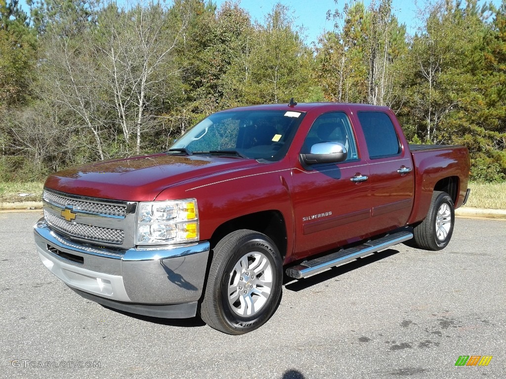 2013 Silverado 1500 LT Crew Cab - Deep Ruby Metallic / Ebony photo #2