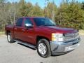 2013 Deep Ruby Metallic Chevrolet Silverado 1500 LT Crew Cab  photo #4