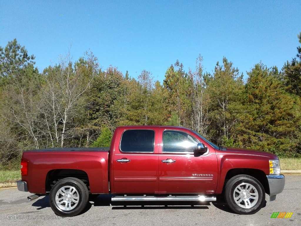 2013 Silverado 1500 LT Crew Cab - Deep Ruby Metallic / Ebony photo #5