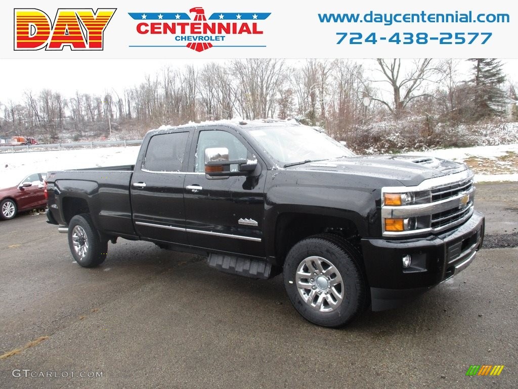 2019 Silverado 3500HD High Country Crew Cab 4x4 - Black / High Country Saddle photo #1