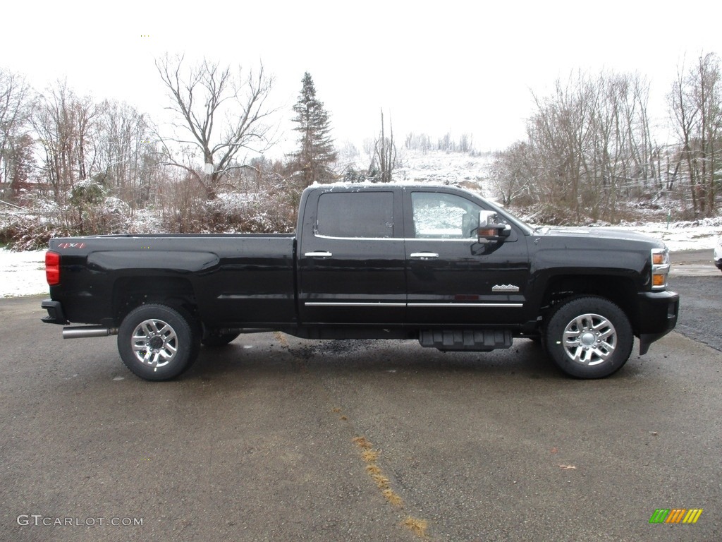 Black 2019 Chevrolet Silverado 3500HD High Country Crew Cab 4x4 Exterior Photo #130474403