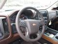 2019 Chevrolet Silverado 3500HD High Country Saddle Interior Steering Wheel Photo