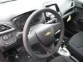 Jet Black Steering Wheel Photo for 2019 Chevrolet Spark #130474994