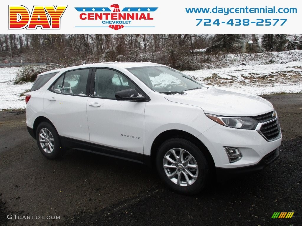 2019 Equinox LS AWD - Summit White / Medium Ash Gray photo #1